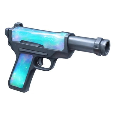 opal crystal gun sticker