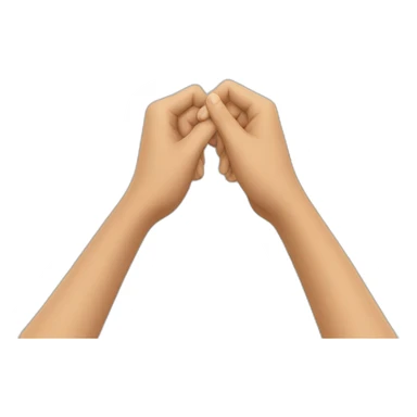 a couple interlocking their fingers holding hands sticker