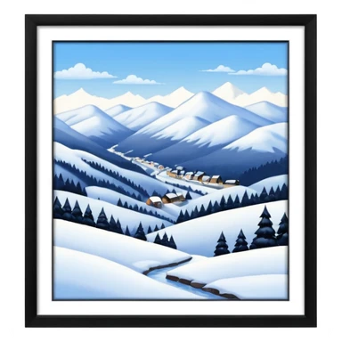 thumbnail picture mac os, painting on wall, snow sticker