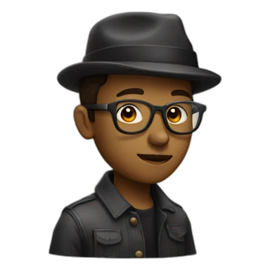 cute beatnik sticker