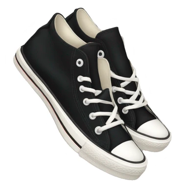 black converse shoes sticker