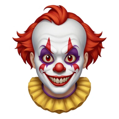 Scary clown  sticker