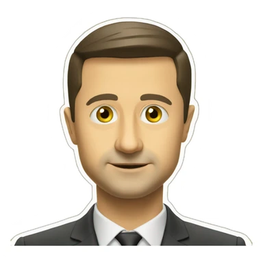 Volodymyr Zelenskiy sticker