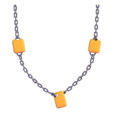 couple connected by a chain sticker