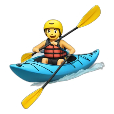 Kayaking sticker