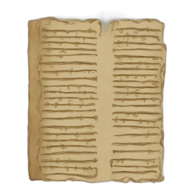 an old manuscript book cover sticker