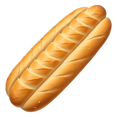smiling baguette sticker