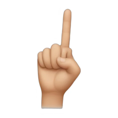 Finger sign love vs friends sticker