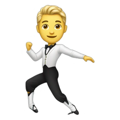 ballroom male dancer sticker
