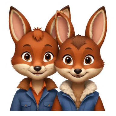 Nick and Judy sticker