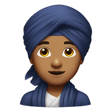 sikh boy with turban sticker