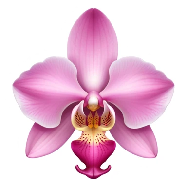 Light pink orchid sticker