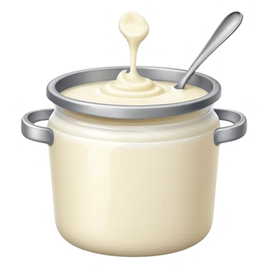 yogurt in a pot sticker