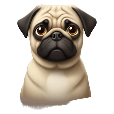 Pug but it’s Albert instine sticker