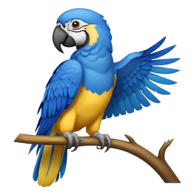 arara azul sticker