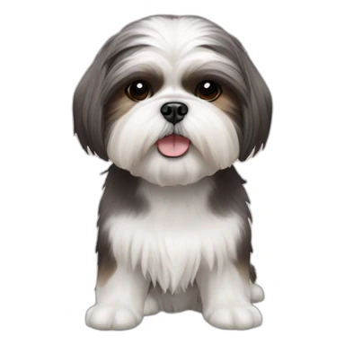 shih tzu dj sticker