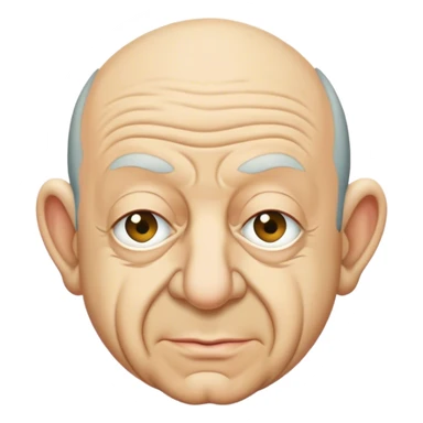 carry on bald Sid James sticker