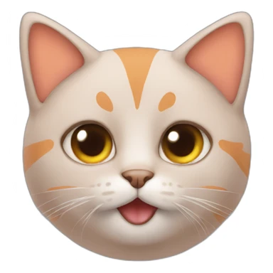 cat with peach costume sticker