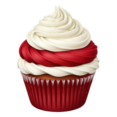 Red velvet cupcake  sticker