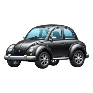 Une voiture avec des jambes sticker