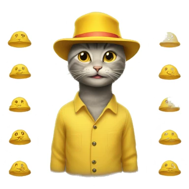 The cat in the yellow hat sticker