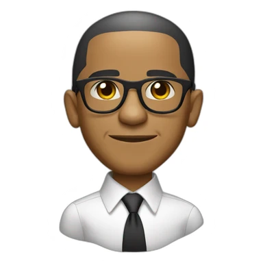 barack obama with glasses cool af sticker