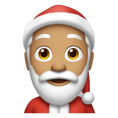 Asian santa sticker