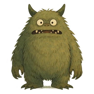 ghibli style monster sticker