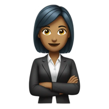 manager girl sticker