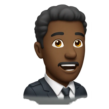 A man mewing sticker