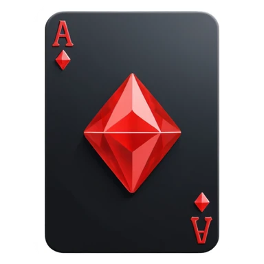 3d diamond shape matte black. diamond shape like on a playing card sticker