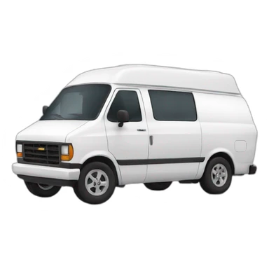 white astro van sticker