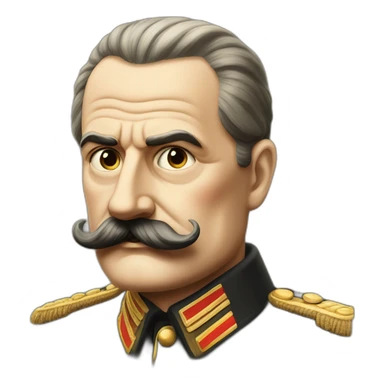 German dictator during the 1930s to 1945 with square paintbrush mustache sticker