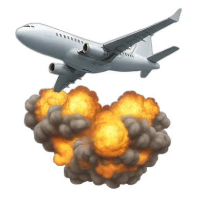 Avion-qui-explose sticker