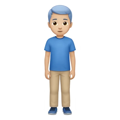 Child 8 year old standing  sticker