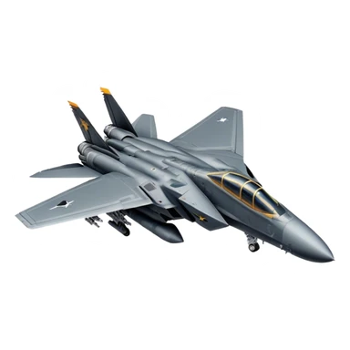 F-14 Tomcat - Grumman (Model Year: 2020) (stealth grey) sticker
