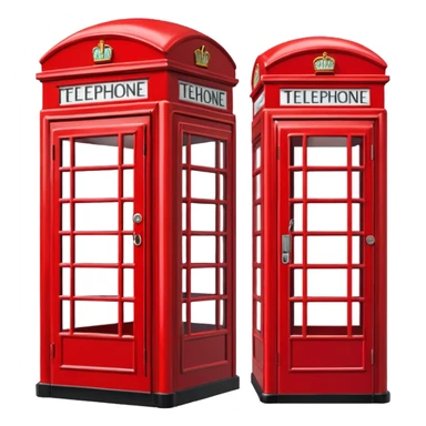 London telephone box sticker