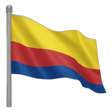 Colombian flag sticker