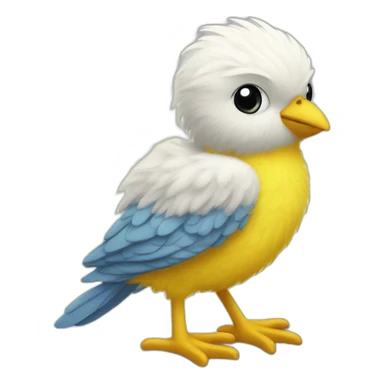 fluffy tweety sticker