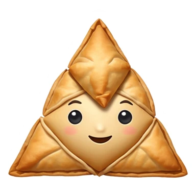 Crispy Handmade Samosa Brand Logo sticker