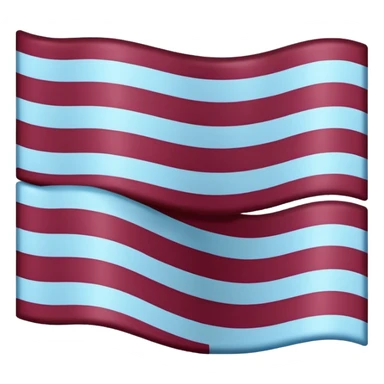 Austria flag with dark burgandy and light blue colour instead  sticker