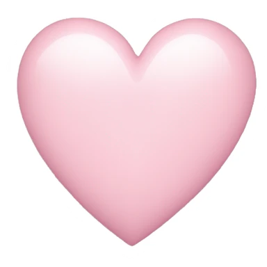 light pink heart with stars sticker
