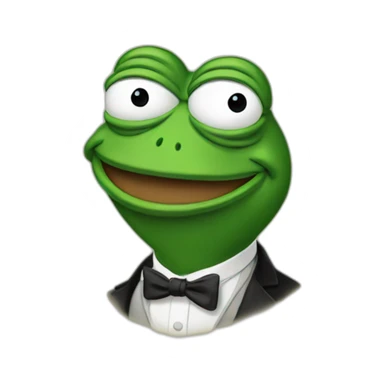 rich pepe frog sticker