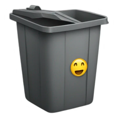 audio in the trash bin sticker