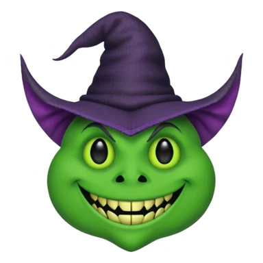 create Oogie boogie From nightmare before Christmas,maleficent and elphaba emoji from wicked. As Emojis that don’t already exists. sticker