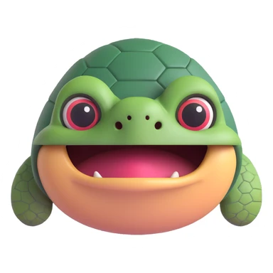 the face of the red ninja turtle  sticker