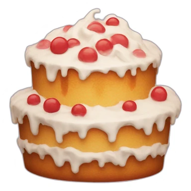 Flaky Bakey Cake sticker