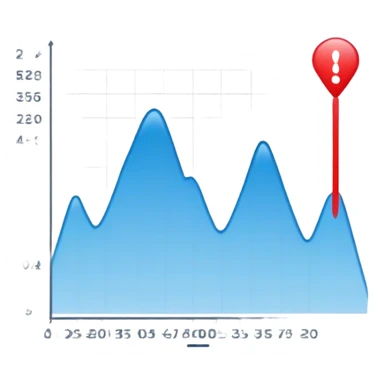 graph with negative numbers sticker