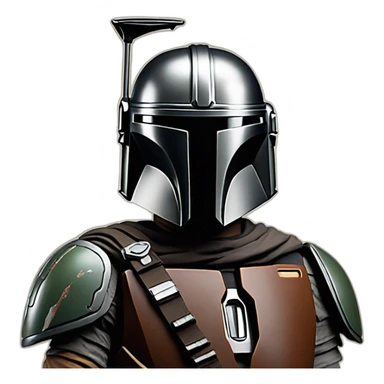 the mandalorian sticker