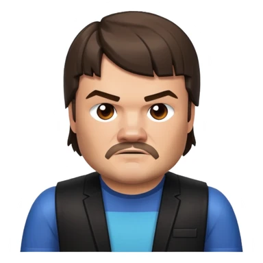 JACK BLACK FROM THE MINECRAFT MOVIE sticker